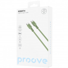 Кабель Proove Rebirth Type-C to Type-C 60W (1m) Green (CCRE60002211)