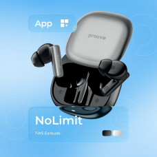 Беспроводные наушники Proove NoLimit TWS with Hybrid ANC (APP) Black/Gray (TWNL0001AP13)