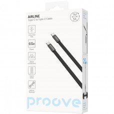Кабель Proove AirLine Type-C to Type-C 60W (1m) Black (CCAI60002201)