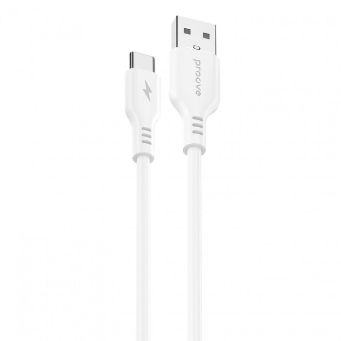 Кабель Proove Rebirth USB to Type-C 2.4A (1m) White (CCRE27001202)