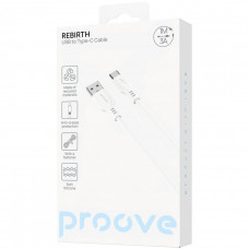 Кабель Proove Rebirth USB to Type-C 2.4A (1m) White (CCRE27001202)