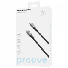 Кабель Proove ReGen Silicone Type-C to Type-C 60W (2m) Black (CCRS60002221)