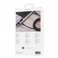 Кабель Proove ReGen Silicone Type-C to Type-C 60W (2m) Black (CCRS60002221)