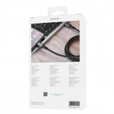 Кабель Proove ReGen Silicone Type-C to Type-C 60W (2m) Black (CCRS60002221)