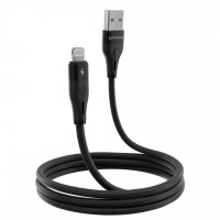 Кабель Proove Soft Silicone USB to Lightning 2.4A (2m) Black (CCSO20001121)