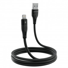 Кабель Proove Soft Silicone USB to Lightning 2.4A (2m) Black (CCSO20001121)