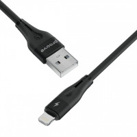 Кабель Proove Soft Silicone USB to Lightning 2.4A (2m) Black (CCSO20001121)
