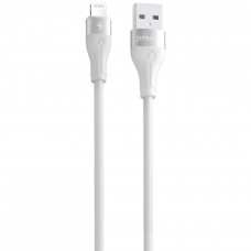 Кабель Proove Soft Silicone USB to Lightning 2.4A (2m) White (CCSO20001122)