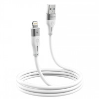 Кабель Proove Soft Silicone USB to Lightning 2.4A (2m) White (CCSO20001122)