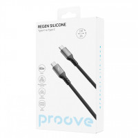 Кабель Proove ReGen Silicone Type-C to Type-C 60W (1m) Black (CCRS60002201)