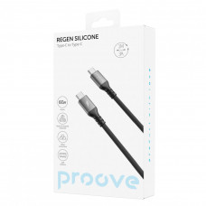 Кабель Proove ReGen Silicone Type-C to Type-C 60W (1m) Black (CCRS60002201)