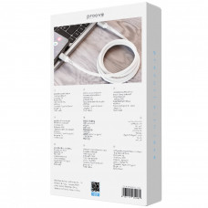 Кабель Proove ReGen Silicone Type-C to Type-C 60W (1m) White (CCRS60002202)