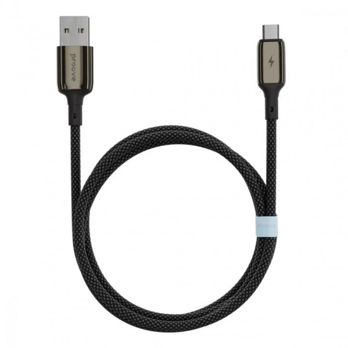 Кабель Proove Dense Metal Micro USB 2.4A (1m) Black (CCDM20001301)