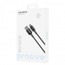 Кабель Proove Flex Metal USB to Type-C (1m) Black (CCFM20001201)