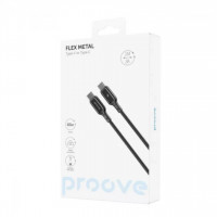 Кабель Proove Flex Metal Type-C to Type-C 60W (1m) Black (CCFM60002201)