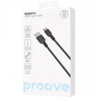 Кабель Proove Rebirth USB to Type-C 2.4A (1m) Black (CCRE60001201)
