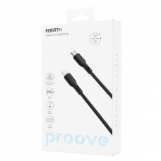 Кабель Proove Rebirth Type-C to Lightning 27W (1m) White/Black (CCRE60002102)
