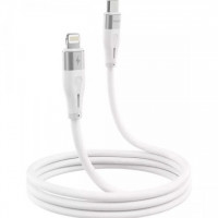 Кабель Proove Soft Silicone Type-C to Lightning 27W (1m) White (CCSO27002102)