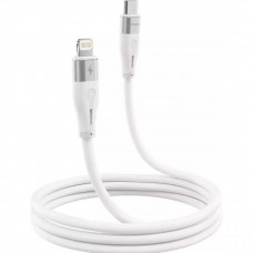 Кабель Proove Soft Silicone Type-C to Lightning 27W (1m) White (CCSO27002102)
