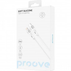 Кабель Proove Soft Silicone Type-C to Lightning 27W (1m) White (CCSO27002102)