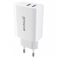 Сетевое зарядное устройство Proove Rapid 30W 2 USB + USB-C White (WCRP30210002)