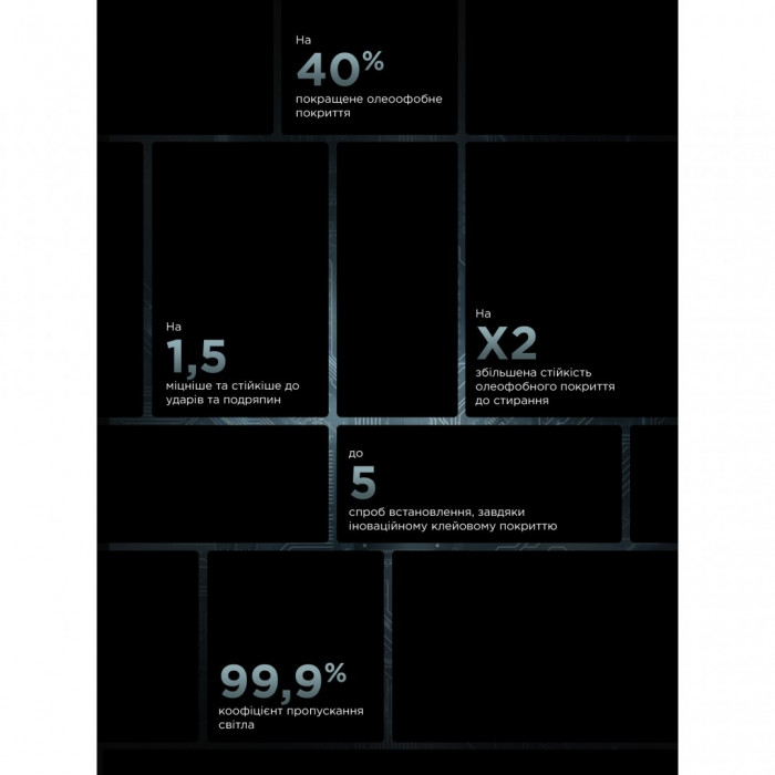 Захисне скло ArmorStandart Infinity Black Icon 2.75D для iPhone 17/17 Pro/16 Pro (ARM86416)