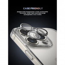Защитное стекло для камеры ArmorStandart Supreme BI для iPhone 16 Pro/16 Pro Max Silver (ARM79421)
