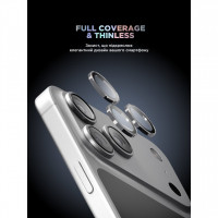 Захисне скло ArmorStandart Supreme BI для камери iPhone 17 Pro/17 Pro Max Silver (ARM86438)