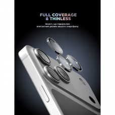Защитное стекло ArmorStandart Supreme BI для камеры iPhone 17 Pro/17 Pro Max Silver (ARM86438)