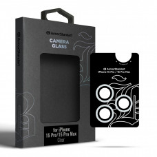 Защитное стекло для камеры ArmorStandart Supreme Black Icon для iPhone 15 Pro/15 Pro Max Clear (ARM76600)