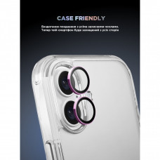 Защитное стекло для камеры ArmorStandart Supreme BI для iPhone 16/16 Plus Rose Pink (ARM79430)