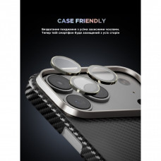 Защитное стекло для камеры ArmorStandart Supreme BI для iPhone 17 Pro/17 Pro Max Titanium (ARM86437)