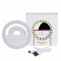 Селфі-лампа для телефону Selfie Ring Light RK-12 White