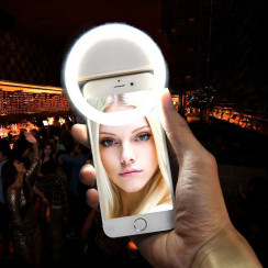 Селфі-лампа для телефону Selfie Ring Light RK-12 White