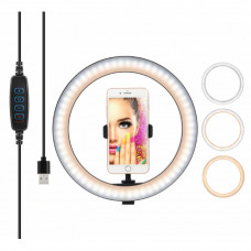 Кольцевая лампа Fill Light LED 33cm Black (M-33)