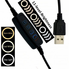 Кольцевая лампа Fill Light LED 33cm Black (M-33)