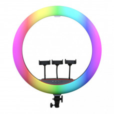 Кільцева лампа RGB MJ56 Black 56см
