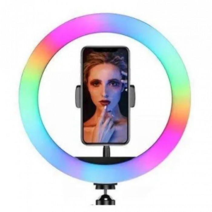 Кільцева RGB-лампа 30 см MJ30 Black