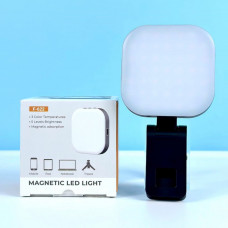 Портативный видеосвет F-622 Magnetic LED 1000mAh с зажимом White