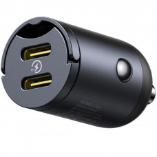 Автомобильное зарядное устройство Baseus Tiny Star Mini 2Type-C 30W Black (C00035001121-03)