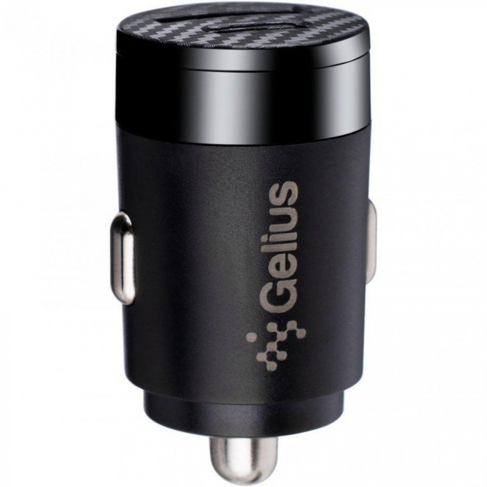 Автомобільний зарядний пристрій Gelius Inch Twix USB+Type-C 35W Black (GP-CC010)