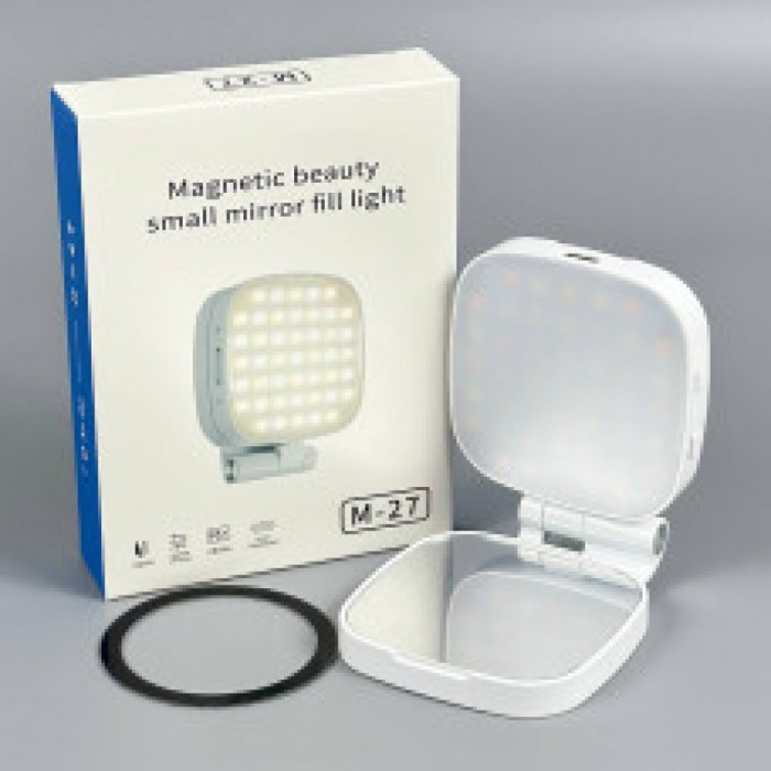 Портативне відеосвітло M27 Magnetic із дзеркалом