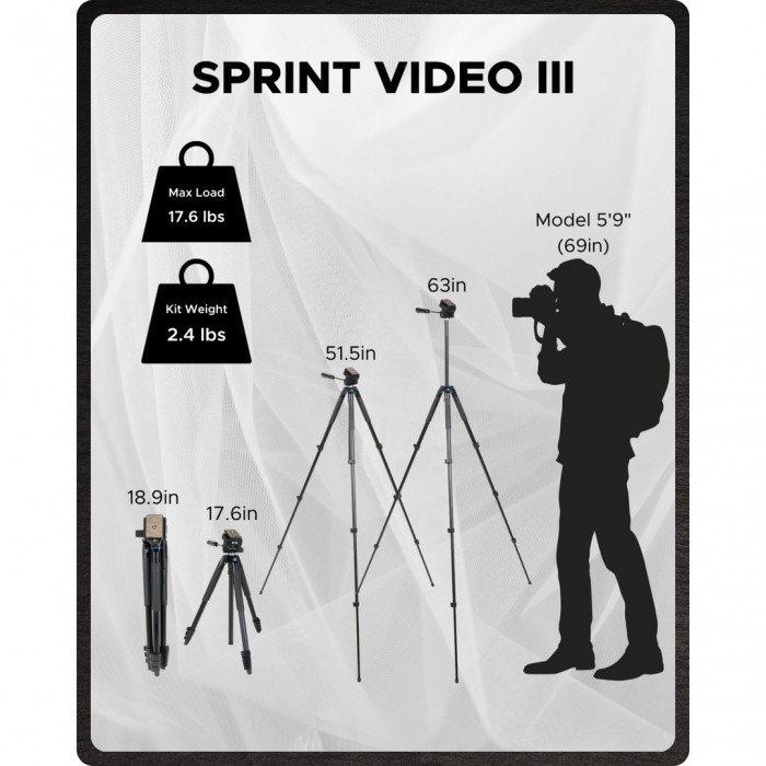 Штатив відео Slik Video Sprint III