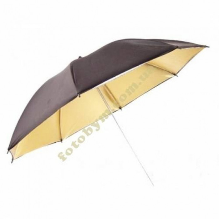 Парасолька чорна/золотиста Weifeng 85 см WOS3004