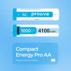 Акумуляторні батарейки Proove Compact Energy Pro AA 2 pcs White (RBCE40702002)