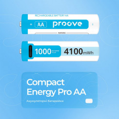 Акумуляторні батарейки Proove Compact Energy Pro AA 2 pcs White (RBCE40702002)