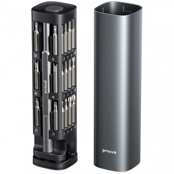 Багатофункціональний набір викруток Proove Fixer 46in1 Gray (MTSF46000003)