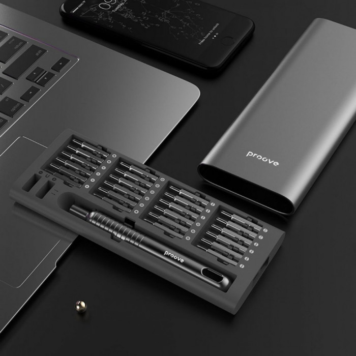 Багатофункціональний набір викруток Proove Fixer 51in1 Gray (MTSF51000003)