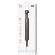 Багатофункціональний набір викруток Proove Spin 39in1 Gray (MTSS39000003)