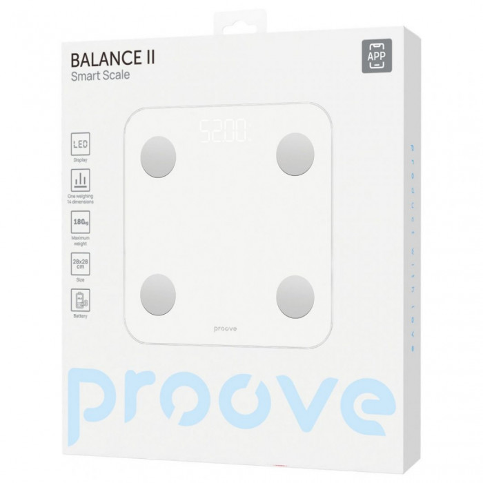 Смарт-ваги Proove Balance II White (SSBC20000002)